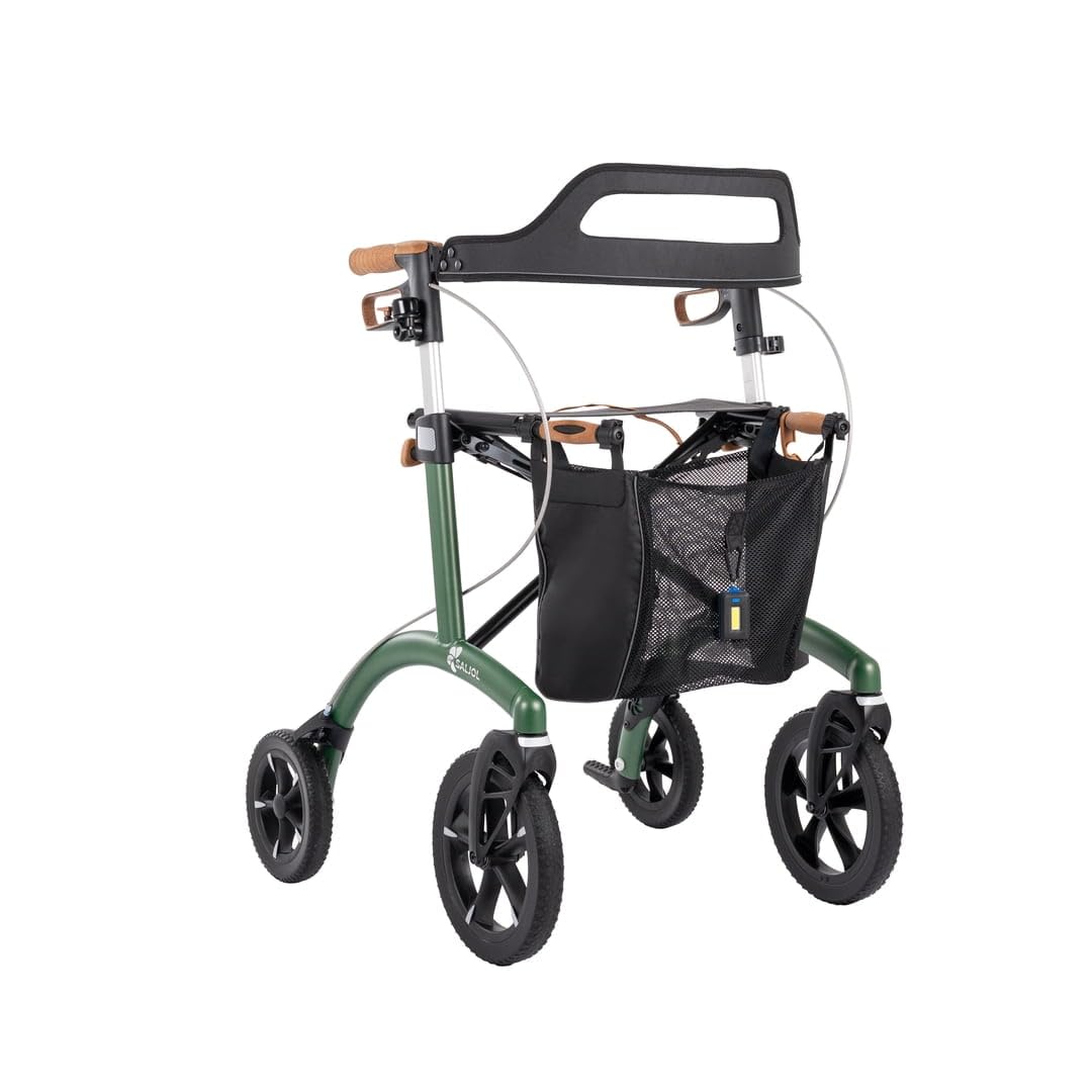 saljol-allround-rollator-vollausstattung-6-4-kg-sitzh-he-62-cm-gr-n image 1