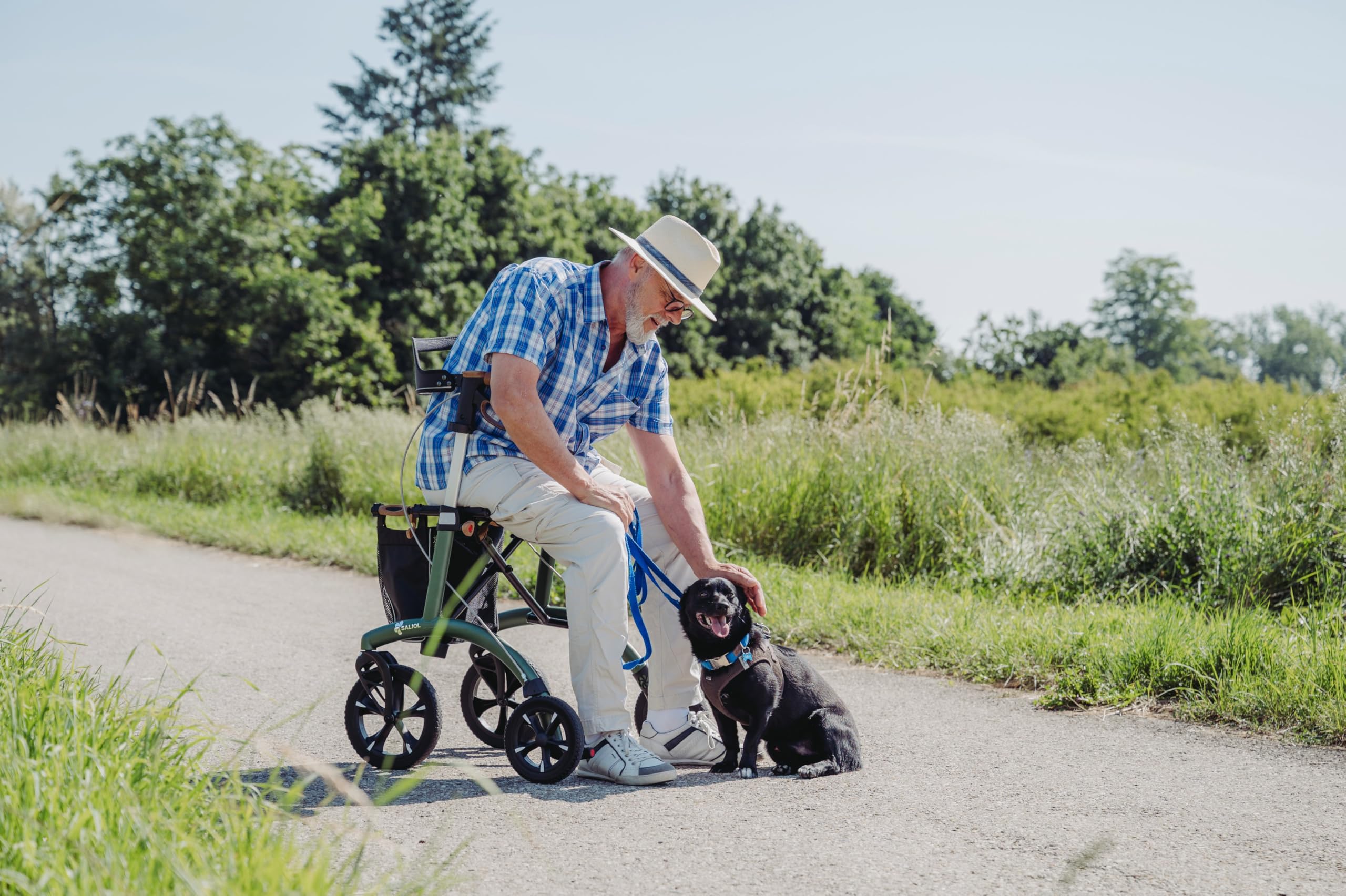 saljol-allround-rollator-vollausstattung-6-4-kg-sitzh-he-62-cm-gr-n image 4