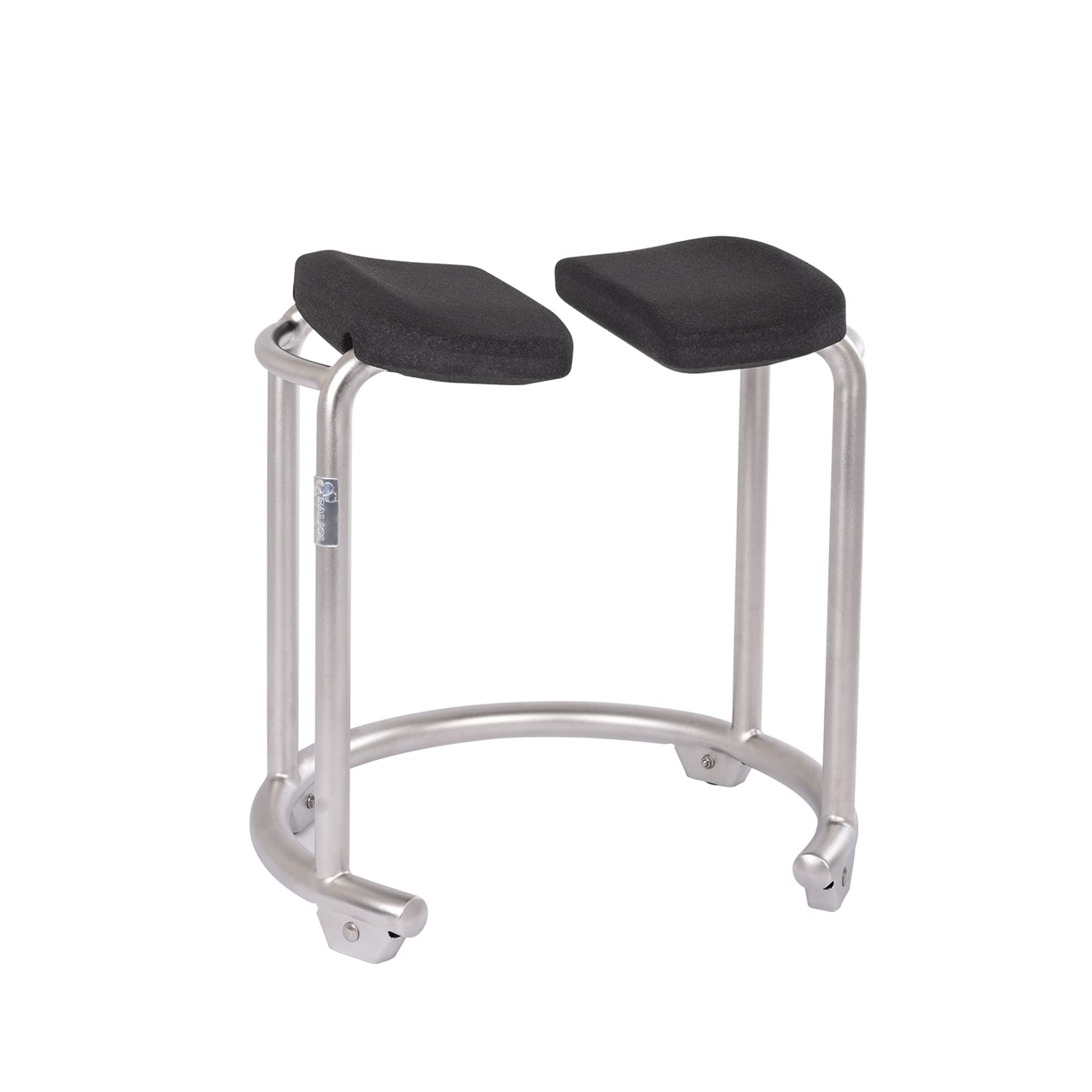 saljol-duschhocker-drehbar-mit-hygieneaussparung-silber-bis-150-kg image 1