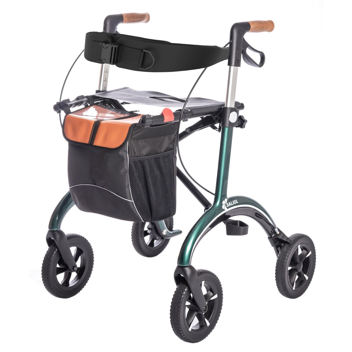 saljol-r-ckengurt-f-r-carbon-und-allround-rollator-schwarz-verstellbar image 2