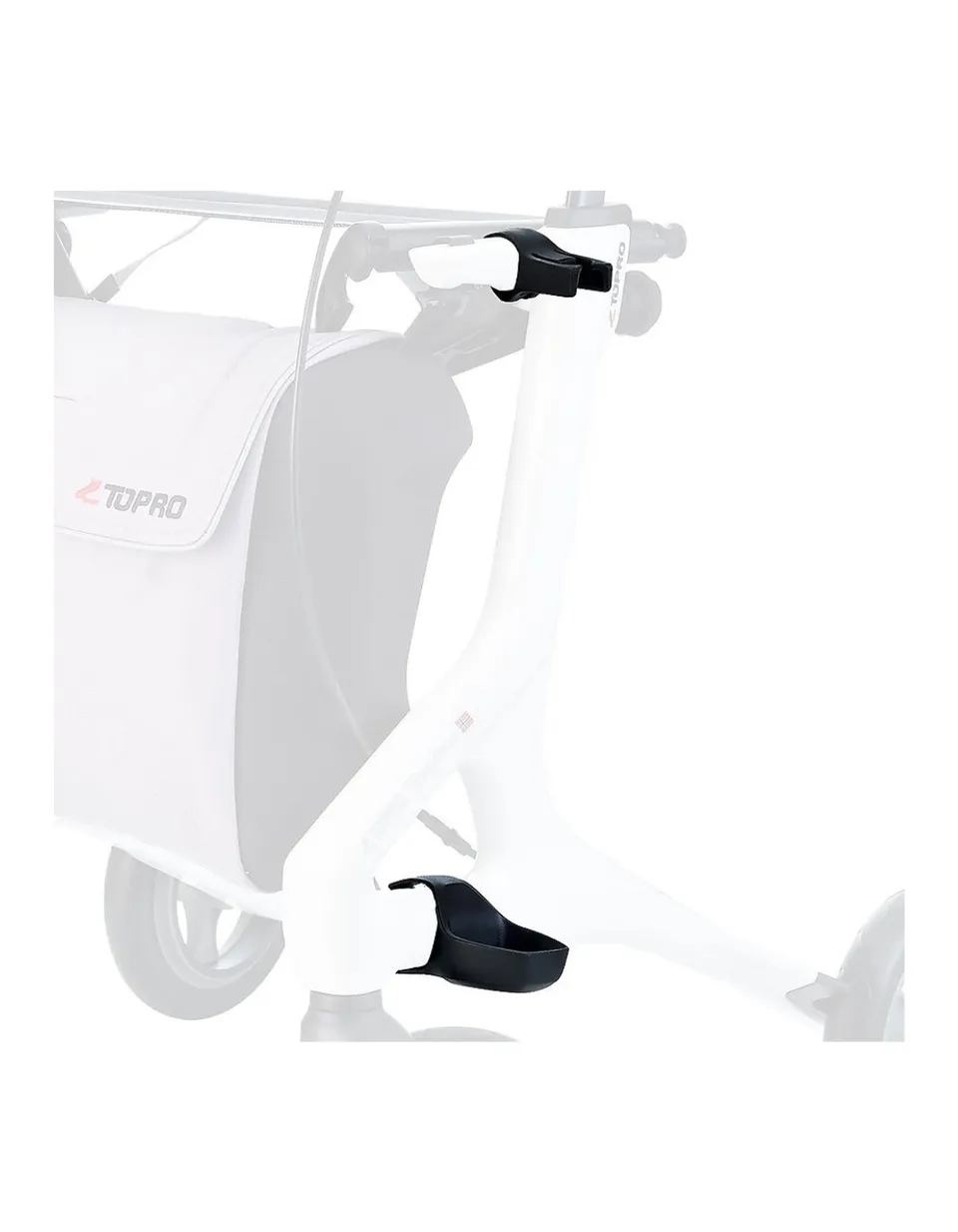 topro-gehstockhalter-f-r-pegasus-rollator-schwarz image 1