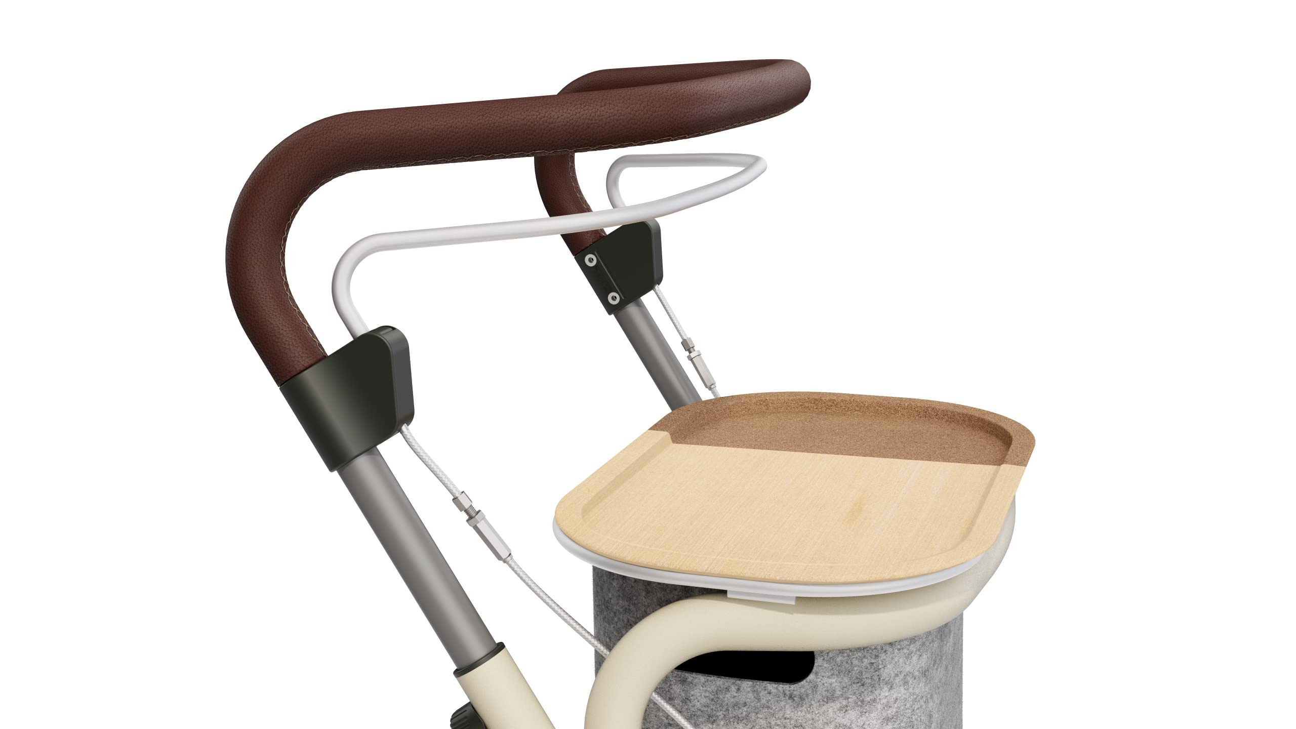 byacre-scandinavian-butler-indoor-rollator-wei-mit-tablett-und-korb image 5