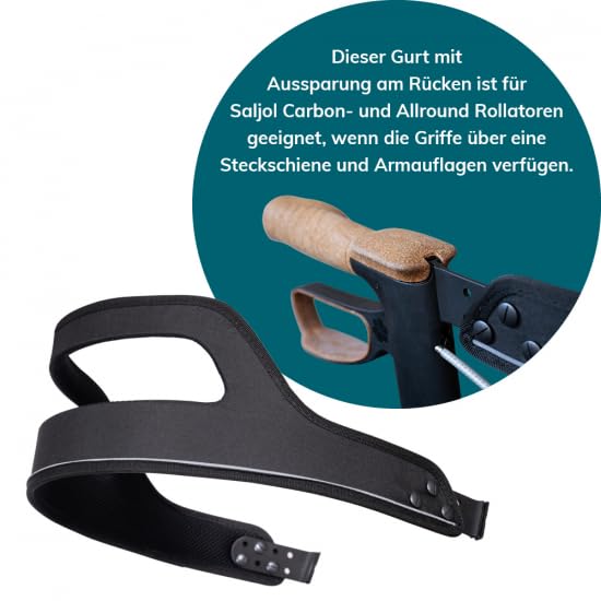 saljol-komfort-r-ckengurt-schwarz-mit-blickfenster-f-r-allround-und-carbon-rolla image 2