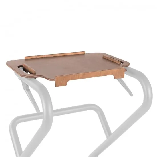 saljol-tablett-f-r-wohnraumrollator-echtholz-dunkel-54x35-cm image 1