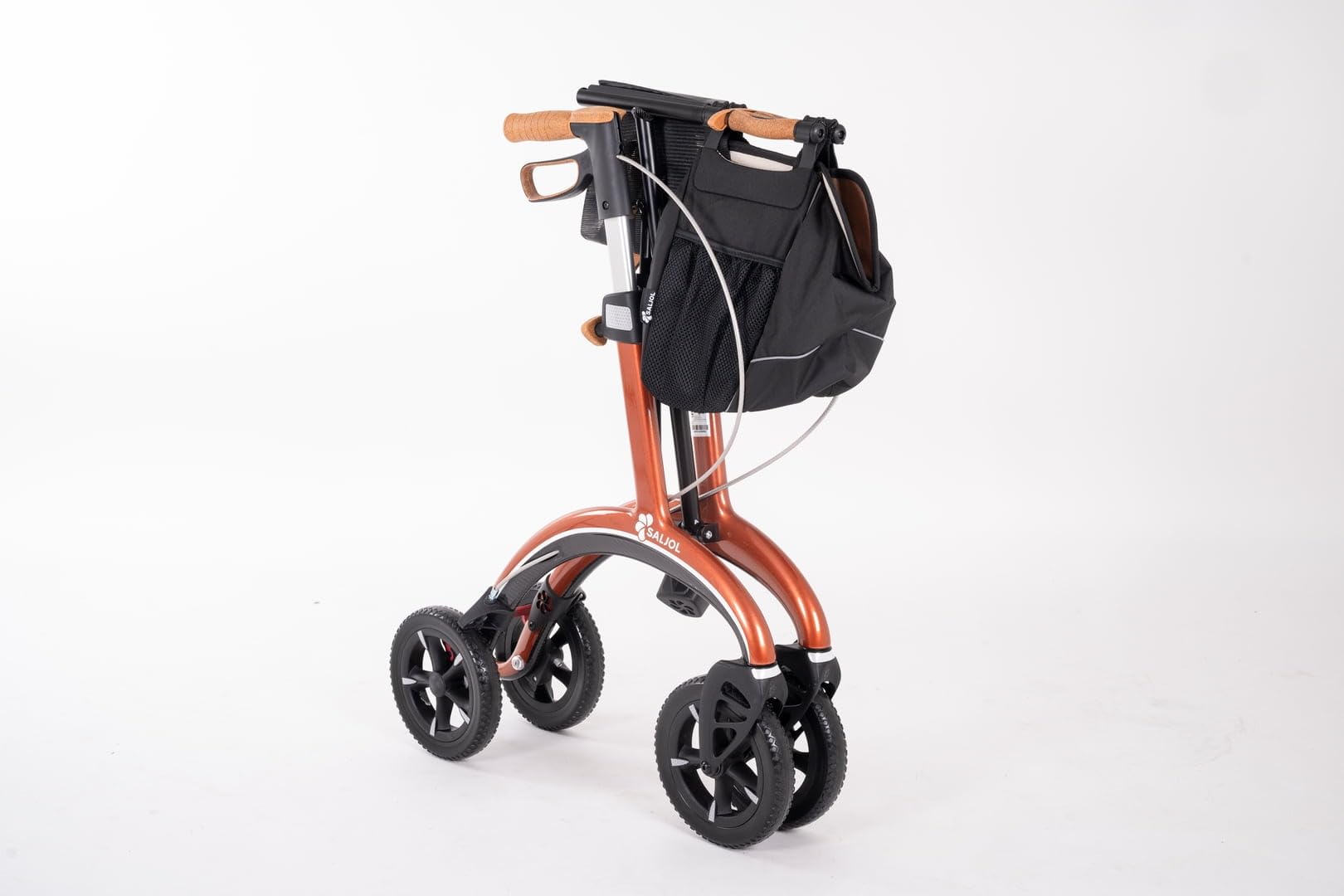 saljol-carbon-rollator-vollausstattung-5-6-kg-sitz-62-cm-kupfer image 2