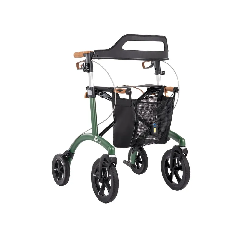 saljol-allround-rollator-vollausstattung-6-4-kg-sitzh-he-62-cm-gr-n image 1